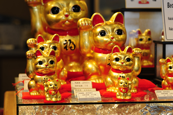 金箔の招き猫